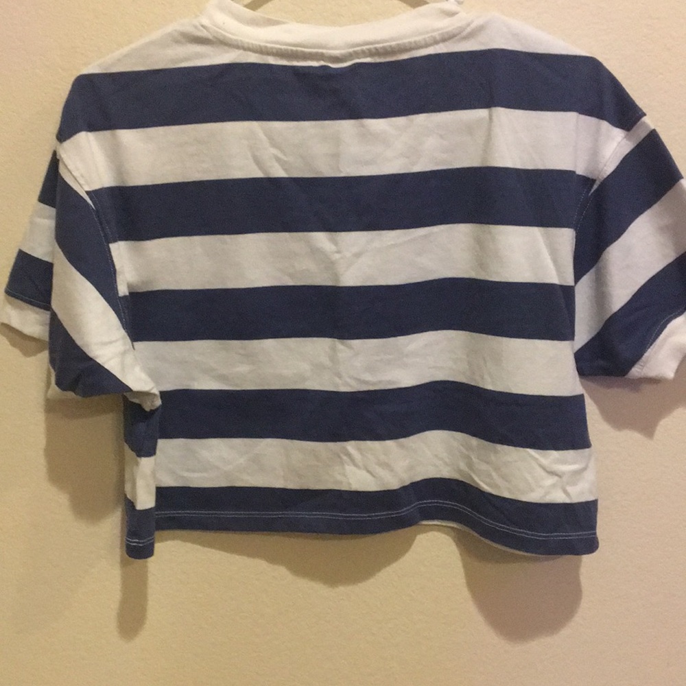 ☀️✨Striped cropped T - Picture 3 of 3